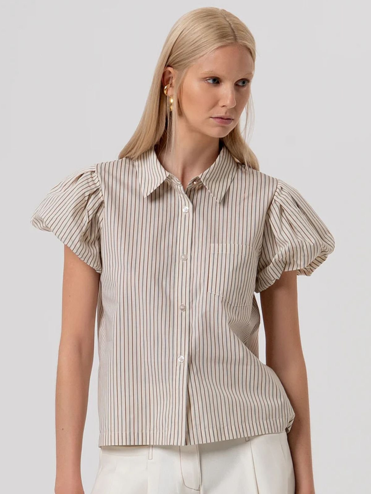 Camicia regular a righe Donna - Fracomina - World Fashion