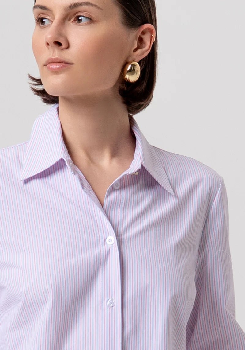 Camicia regular a righe Donna - Fracomina - World Fashion