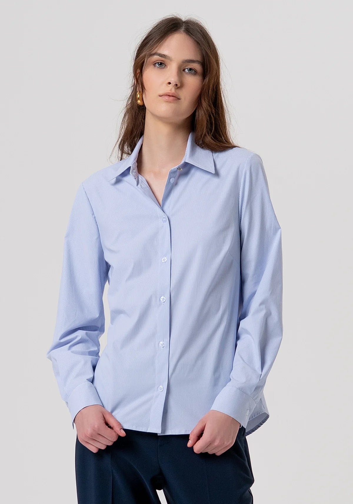 Camicia regular a righe Donna - Fracomina - World Fashion