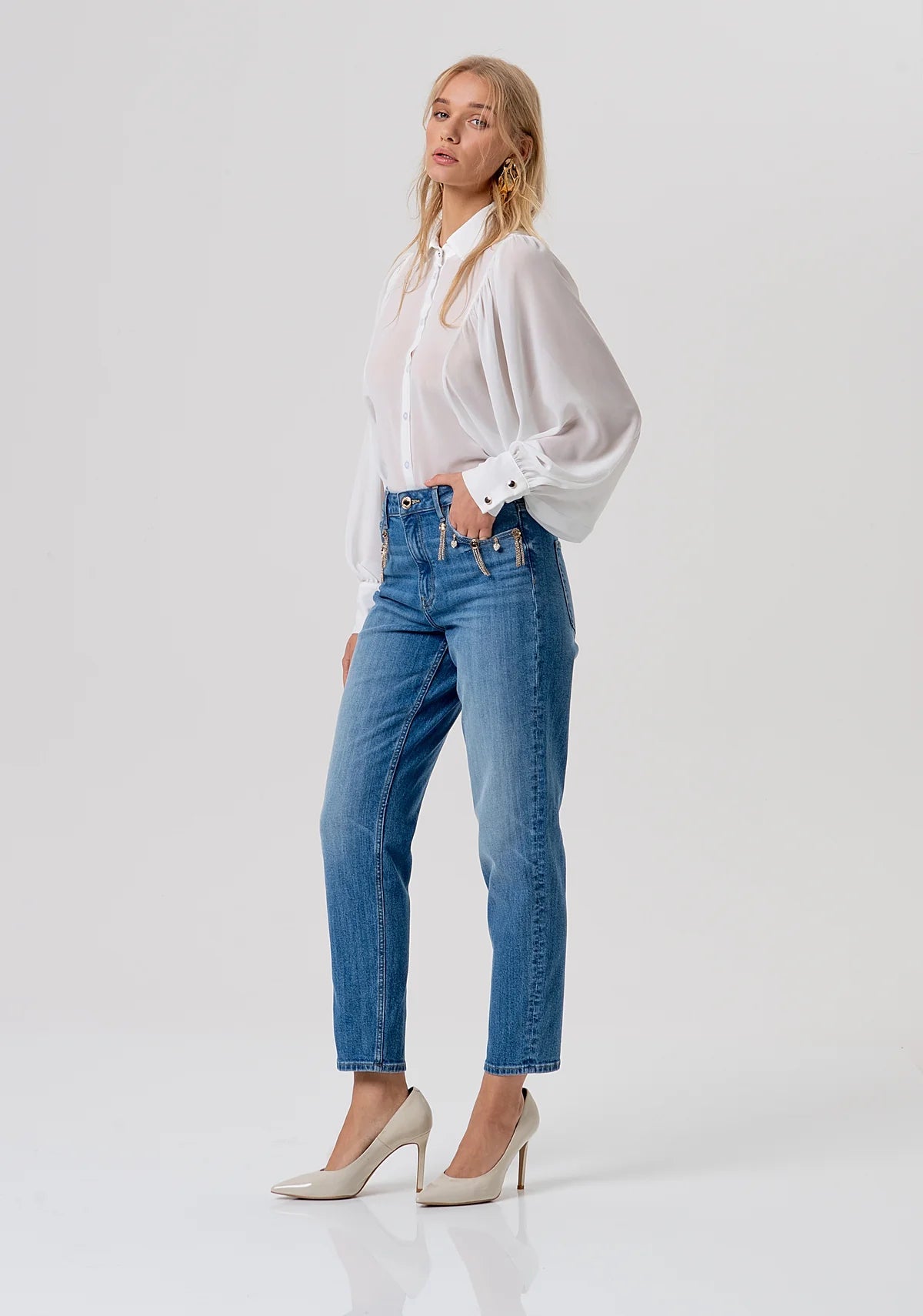 Camicia regular in georgette Donna - Fracomina - World Fashion