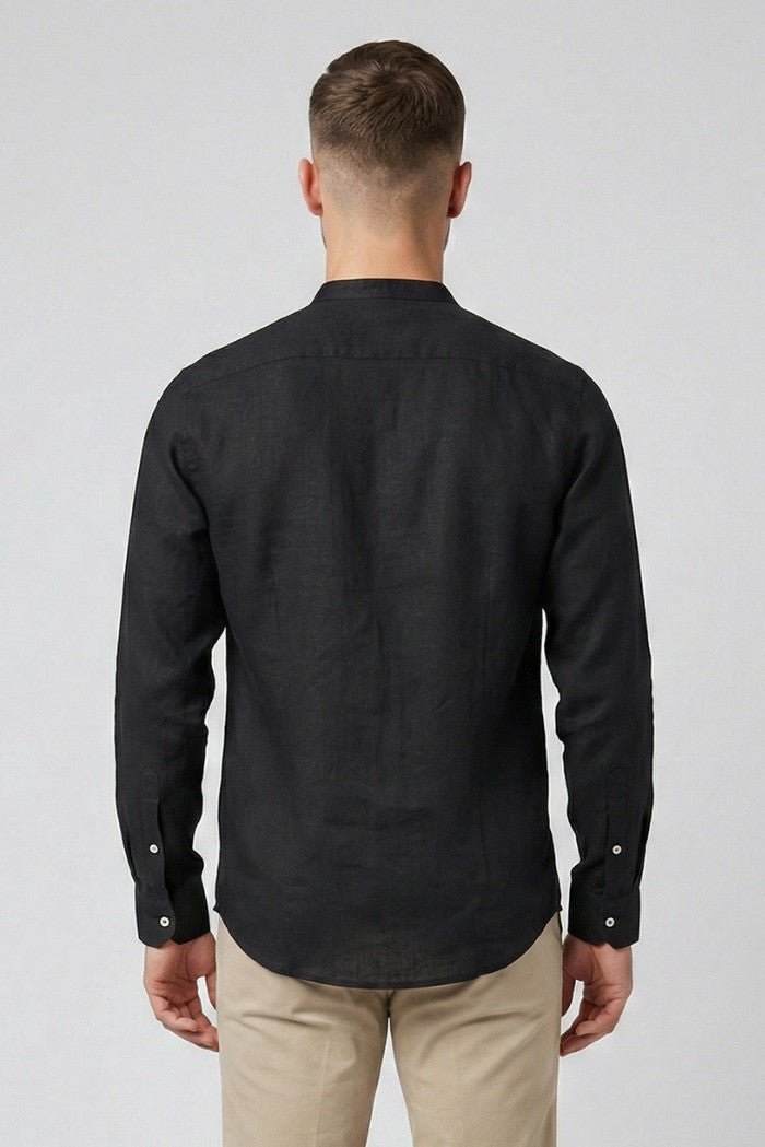 Camicia Serafino M/L 100% Lino Uomo - Markup - World Fashion