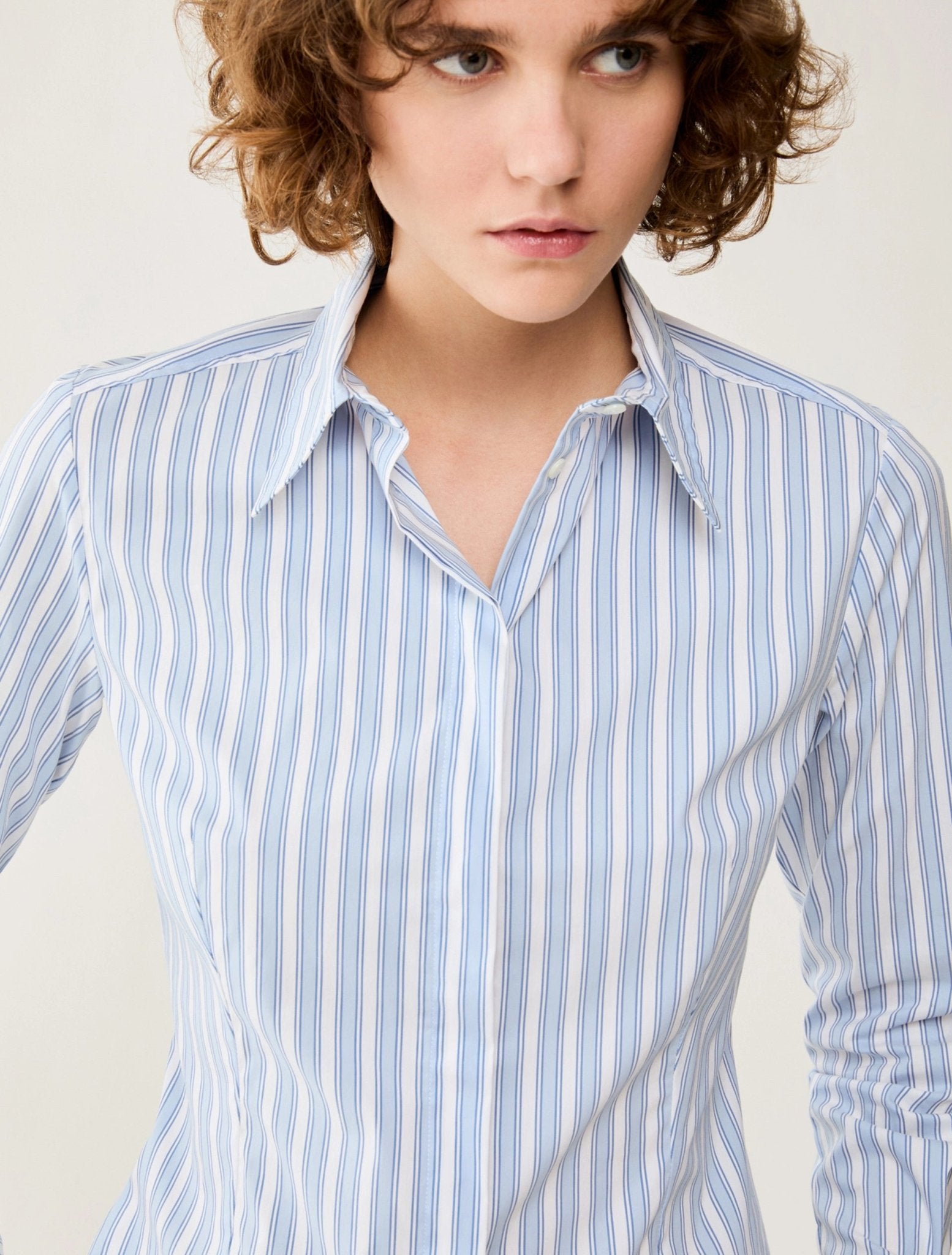 Camicia slim in popeline Donna - PennyBlack - World Fashion