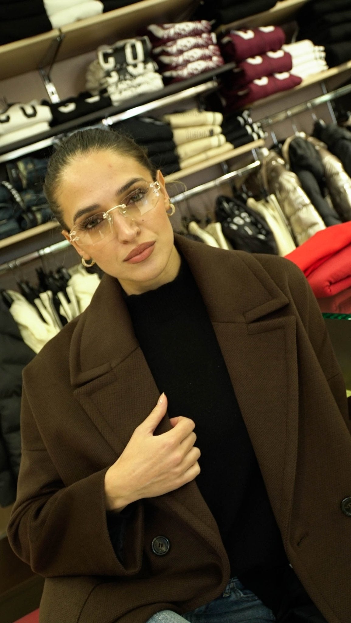 Cappotto corto a doppiopetto - Please - K493SSPEZI - World Fashion