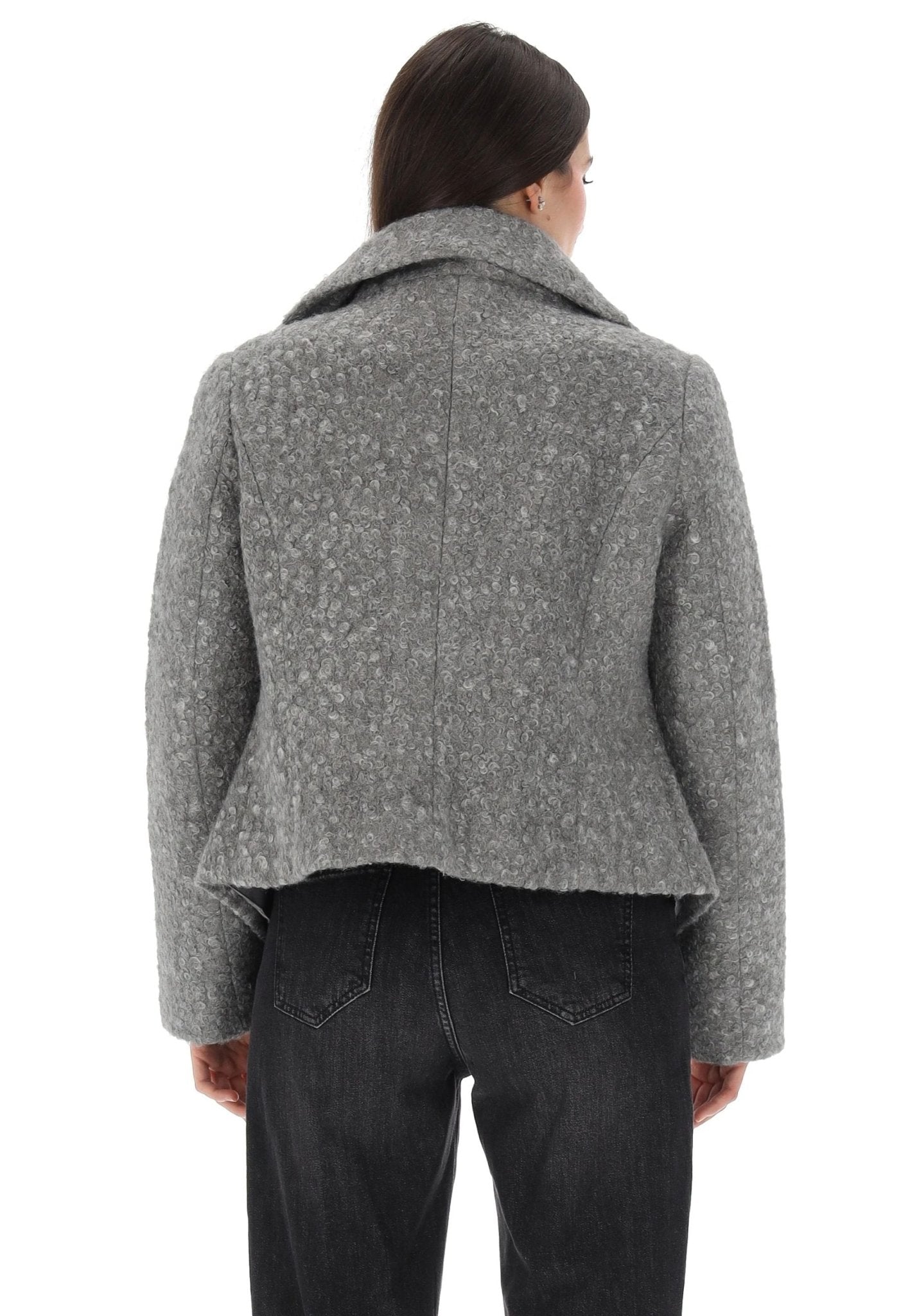 Cappotto corto. Donna - Yes Zee - G008KG00 - World Fashion