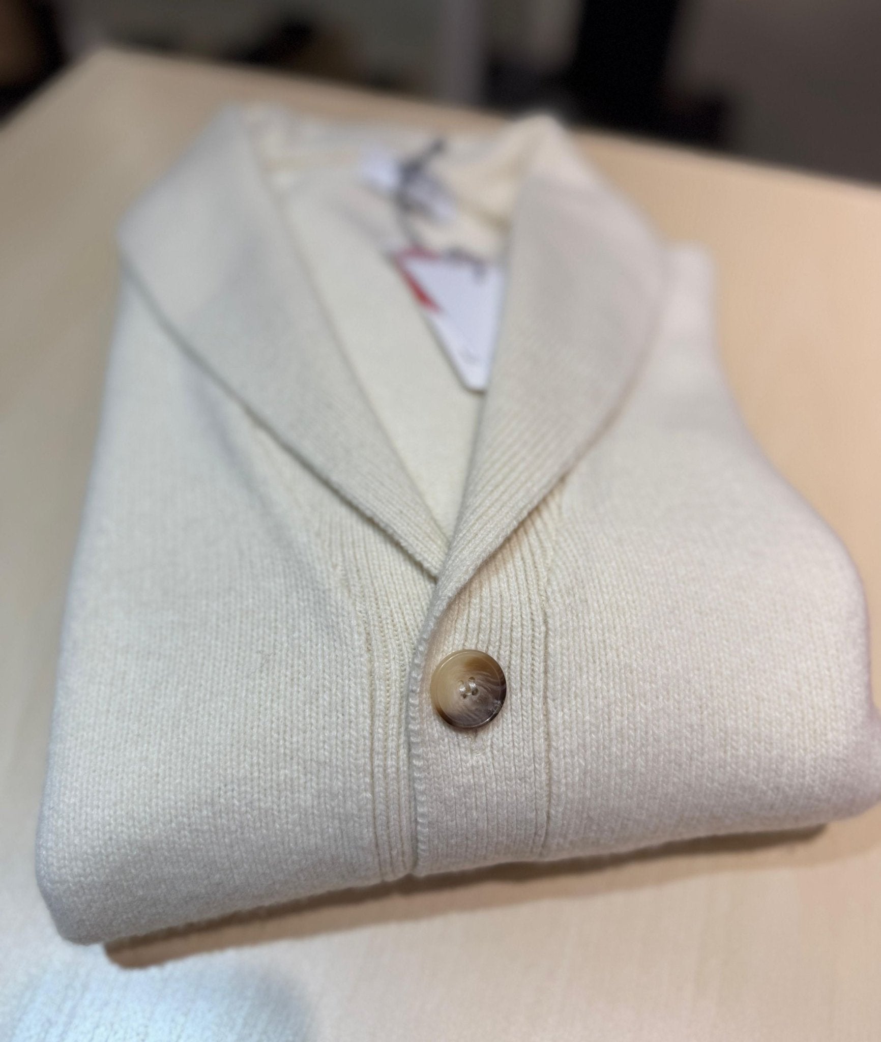 Cardigan con Bottoni Uomo con Collo Sciallato in Lana Uomo - SPORTING MARE - 3130/300B - World Fashion