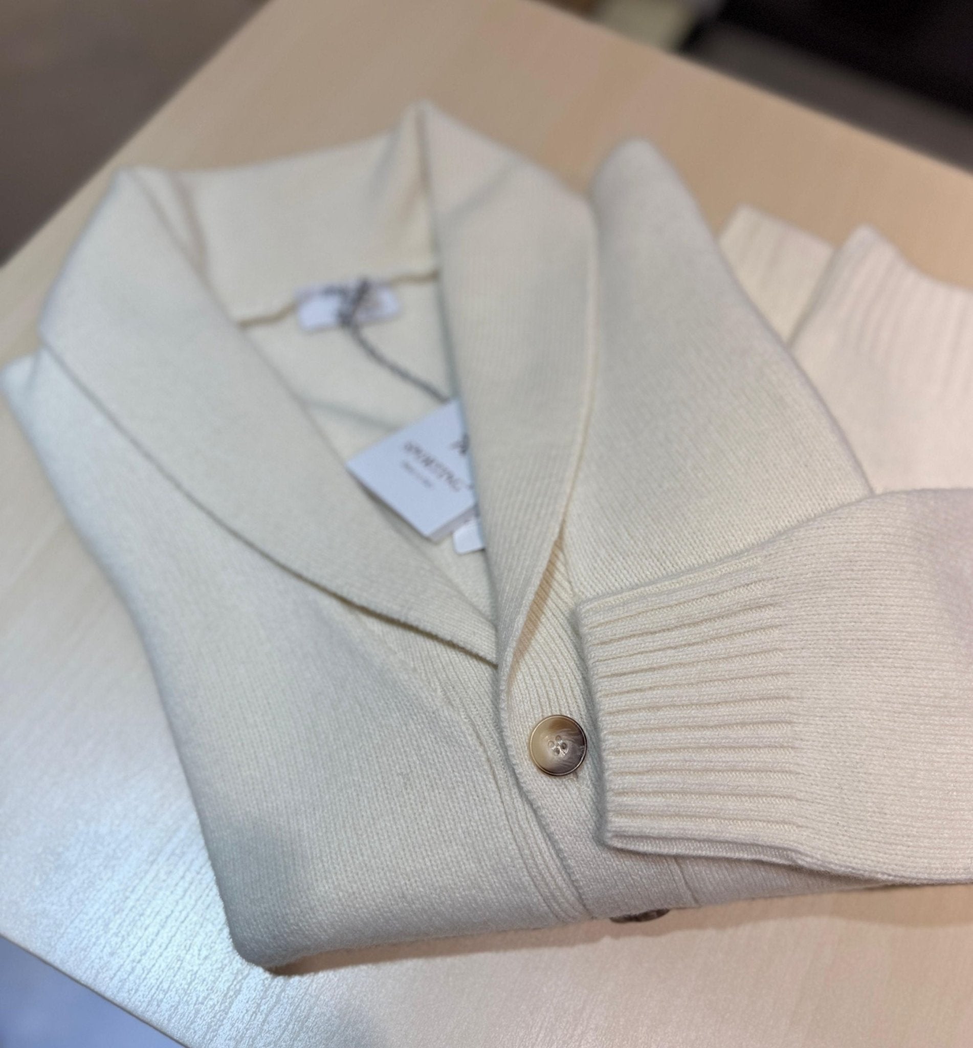 Cardigan con Bottoni Uomo con Collo Sciallato in Lana Uomo - SPORTING MARE - 3130/300B - World Fashion