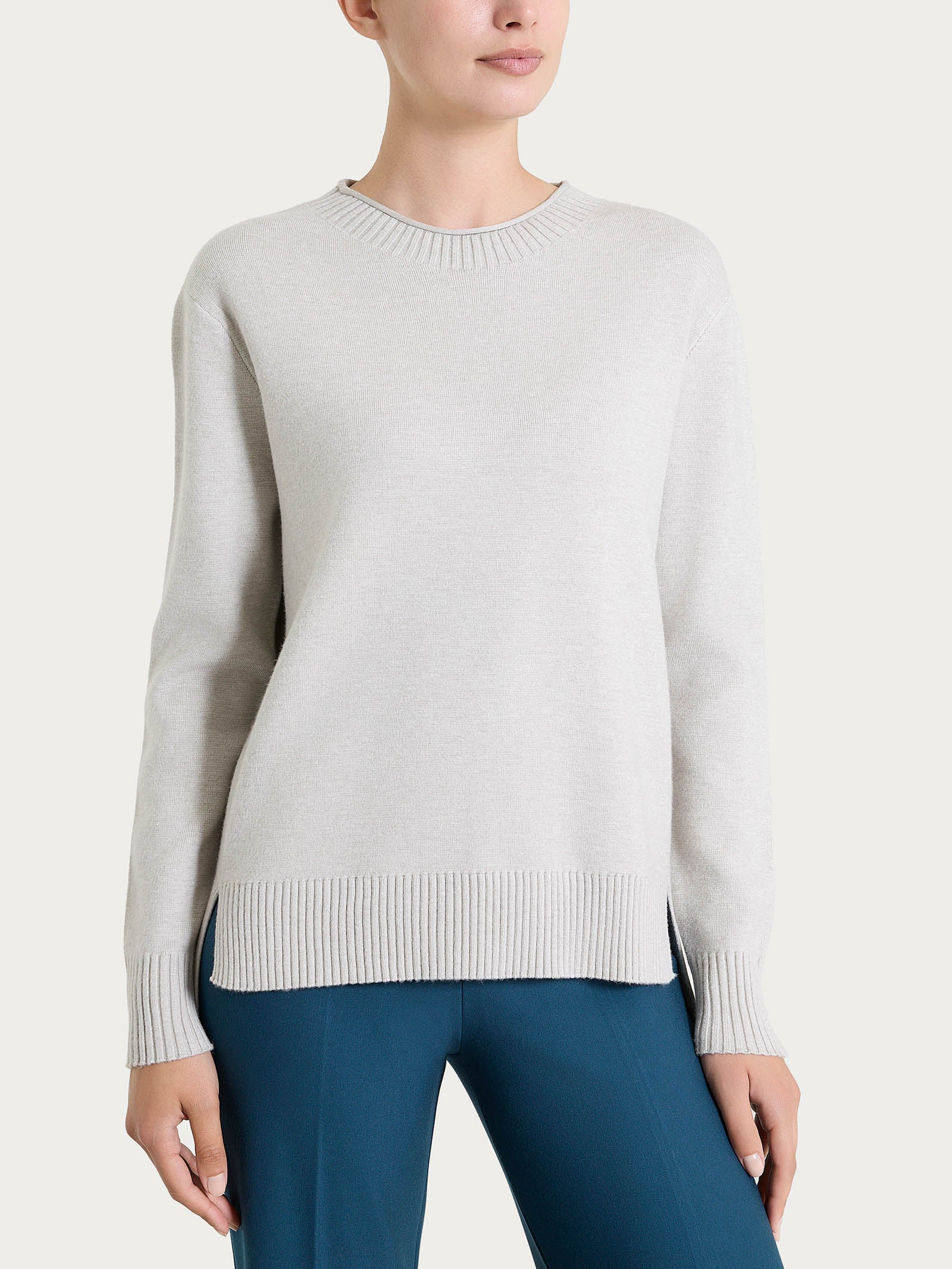 Ragno - Maglia girocollo in Super Soft - Donna