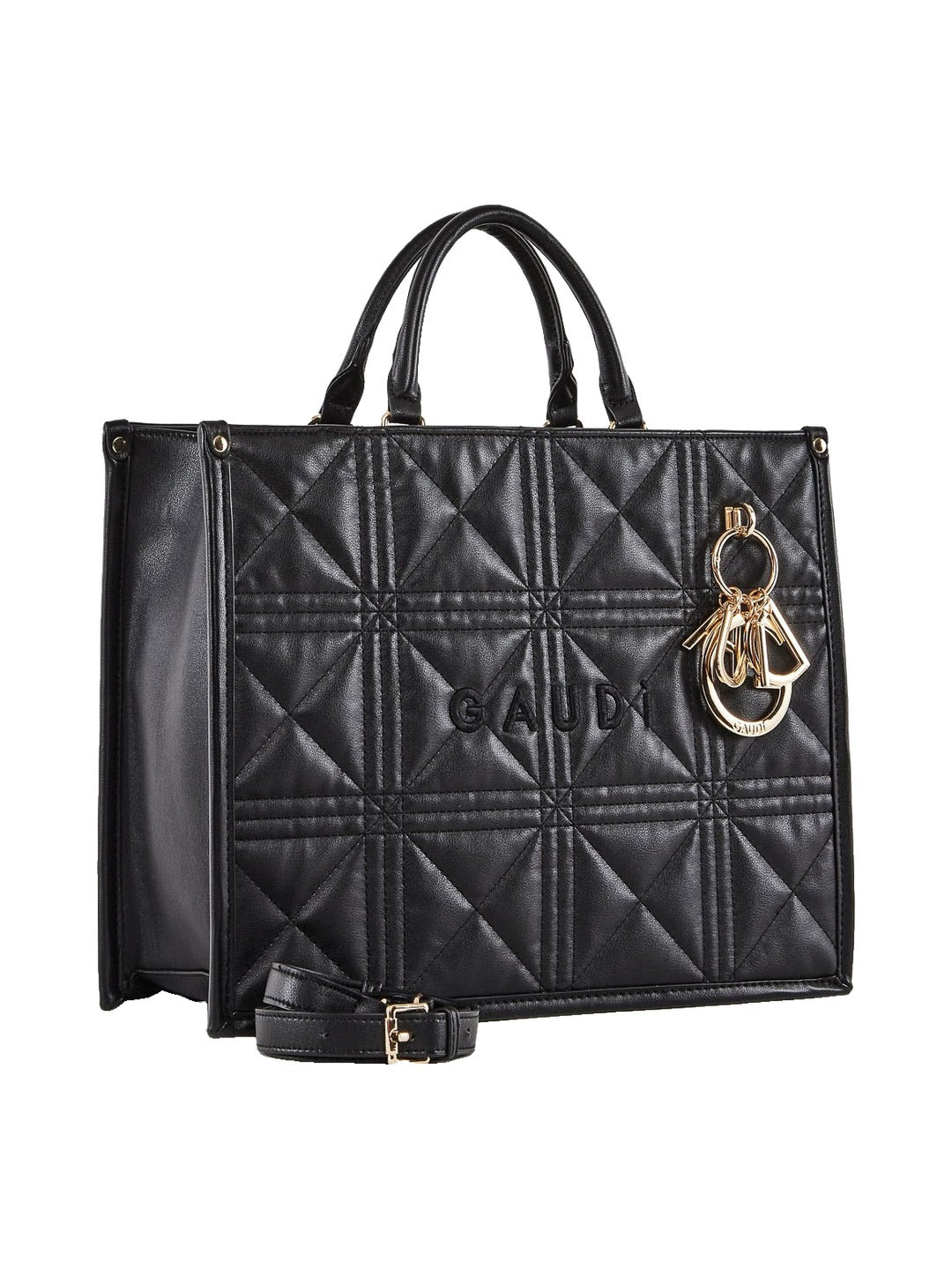 Gaudì - Shopping bag matelassé con charm - Donna