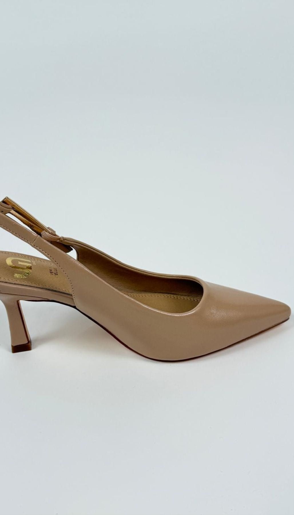 Decollete' slingback in ecopelle Altezza tacco 5 cm Donna - Gold&Gold - World Fashion