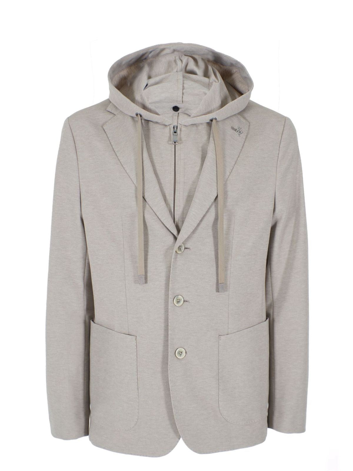 Yes Zee - Giacca  Con Finto Gilet Staccabile - Uomo