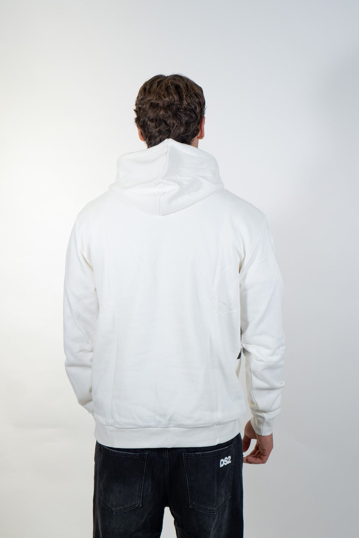 Ds2 - Felpa con cappuccio maxi logo - Uomo - World Fashion