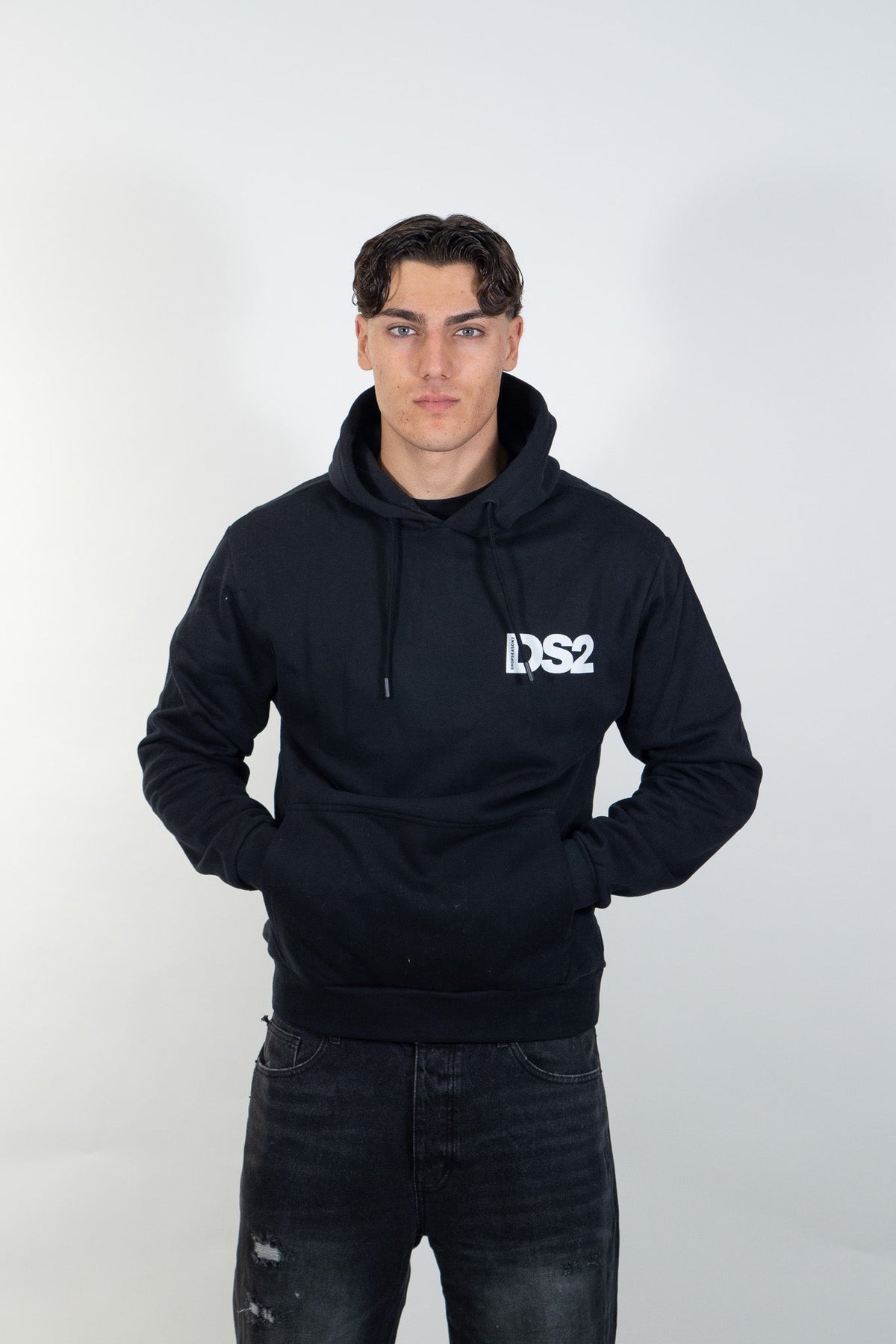 Ds2 - Felpa con cappuccio - Uomo - World Fashion