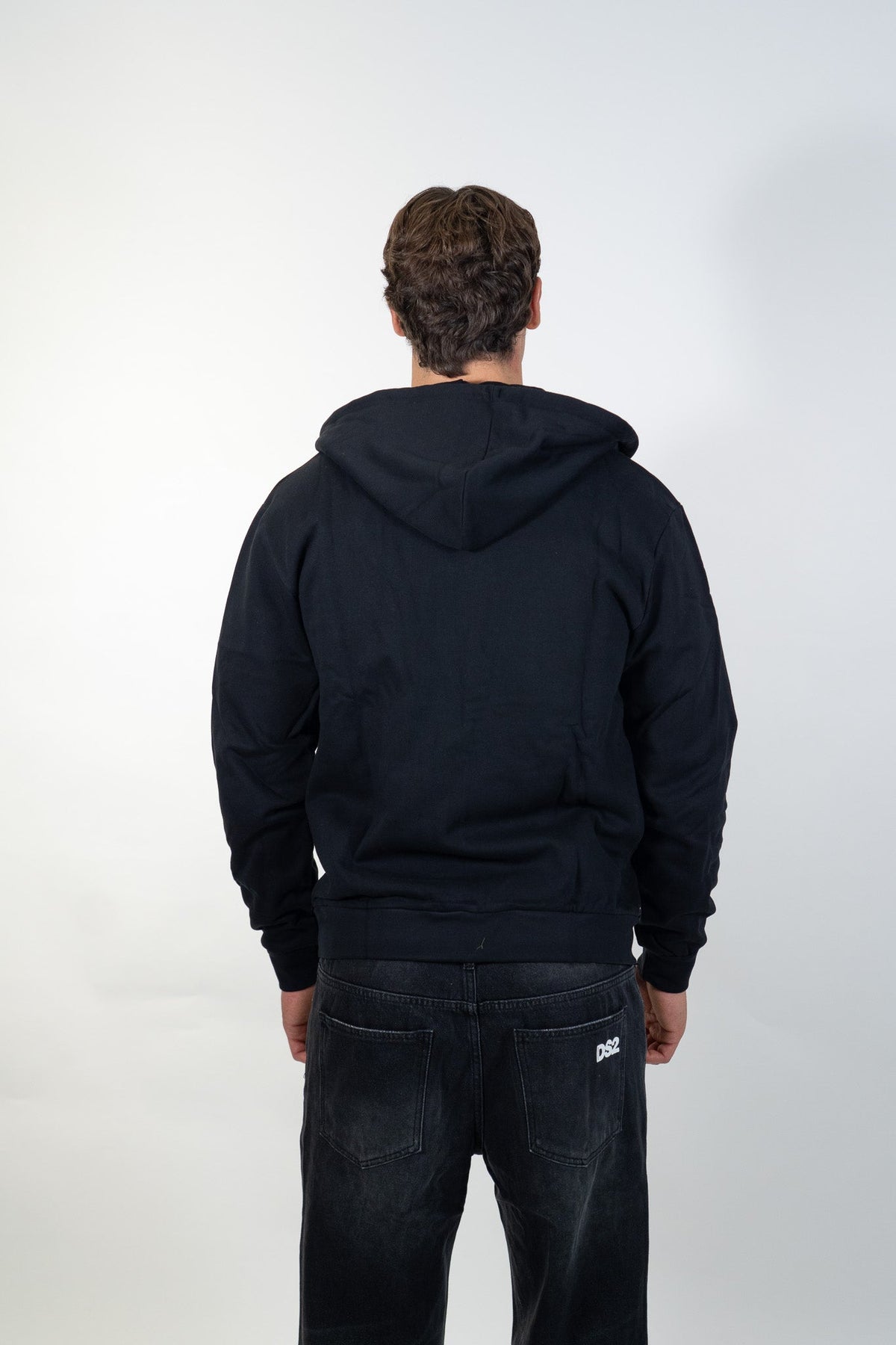 Ds2 - Felpa con zip e logo multicolor - Uomo - World Fashion