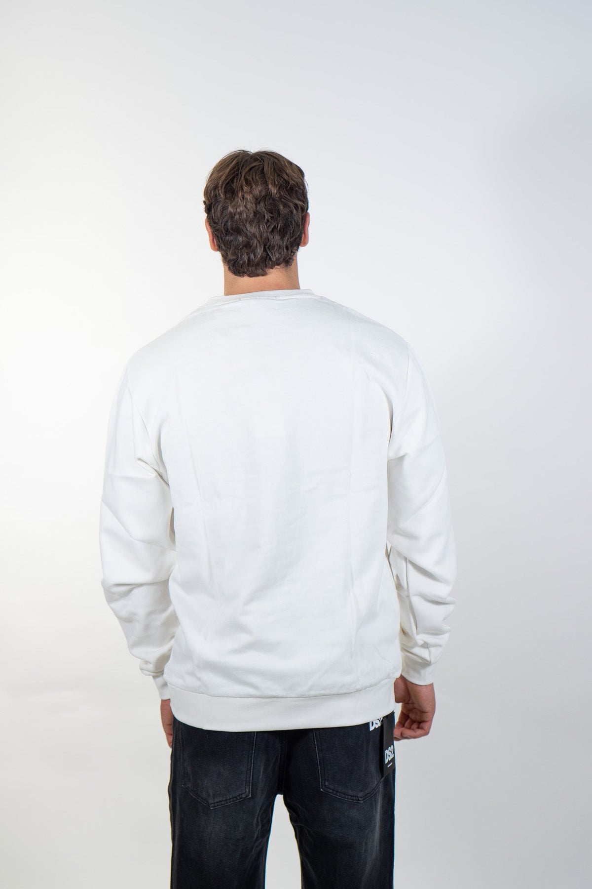 Ds2 - Felpa girocollo con logo gommato - Uomo - World Fashion