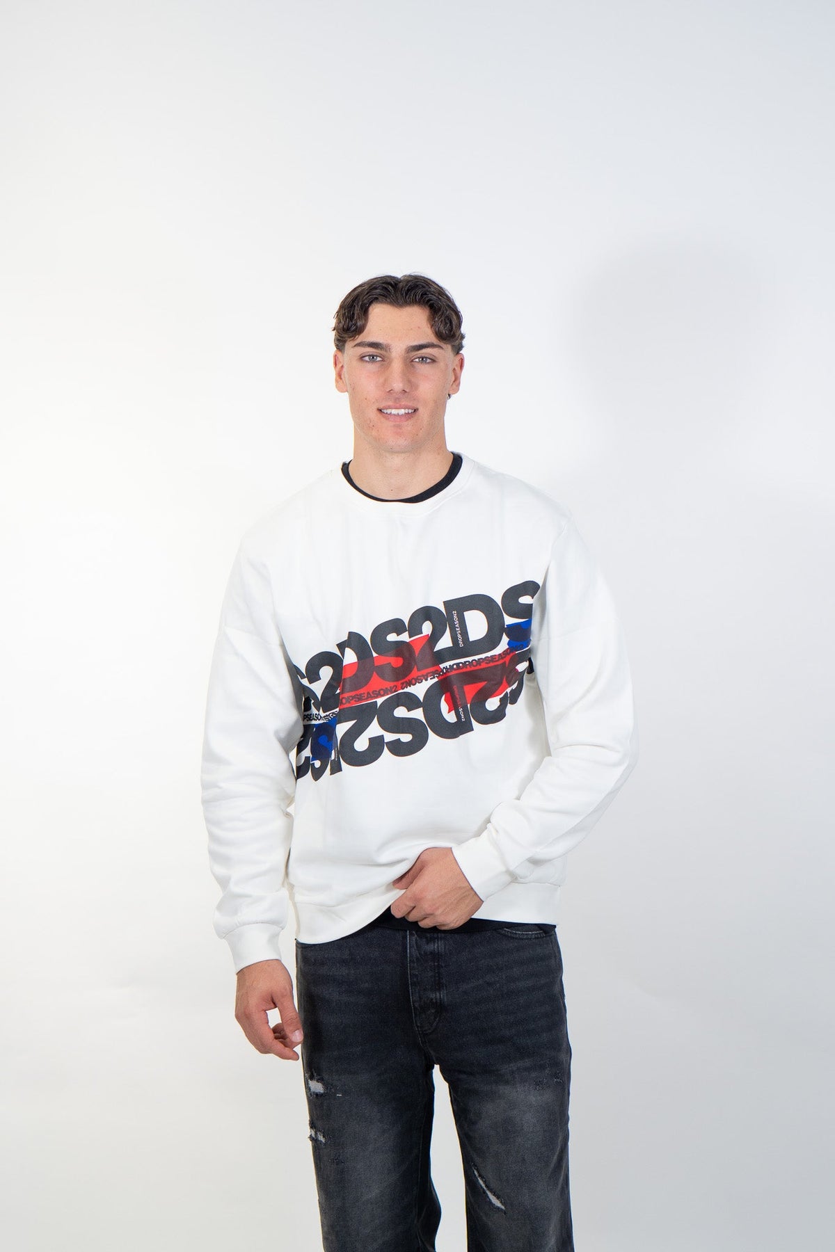 Ds2 - Felpa girocollo - Uomo - World Fashion