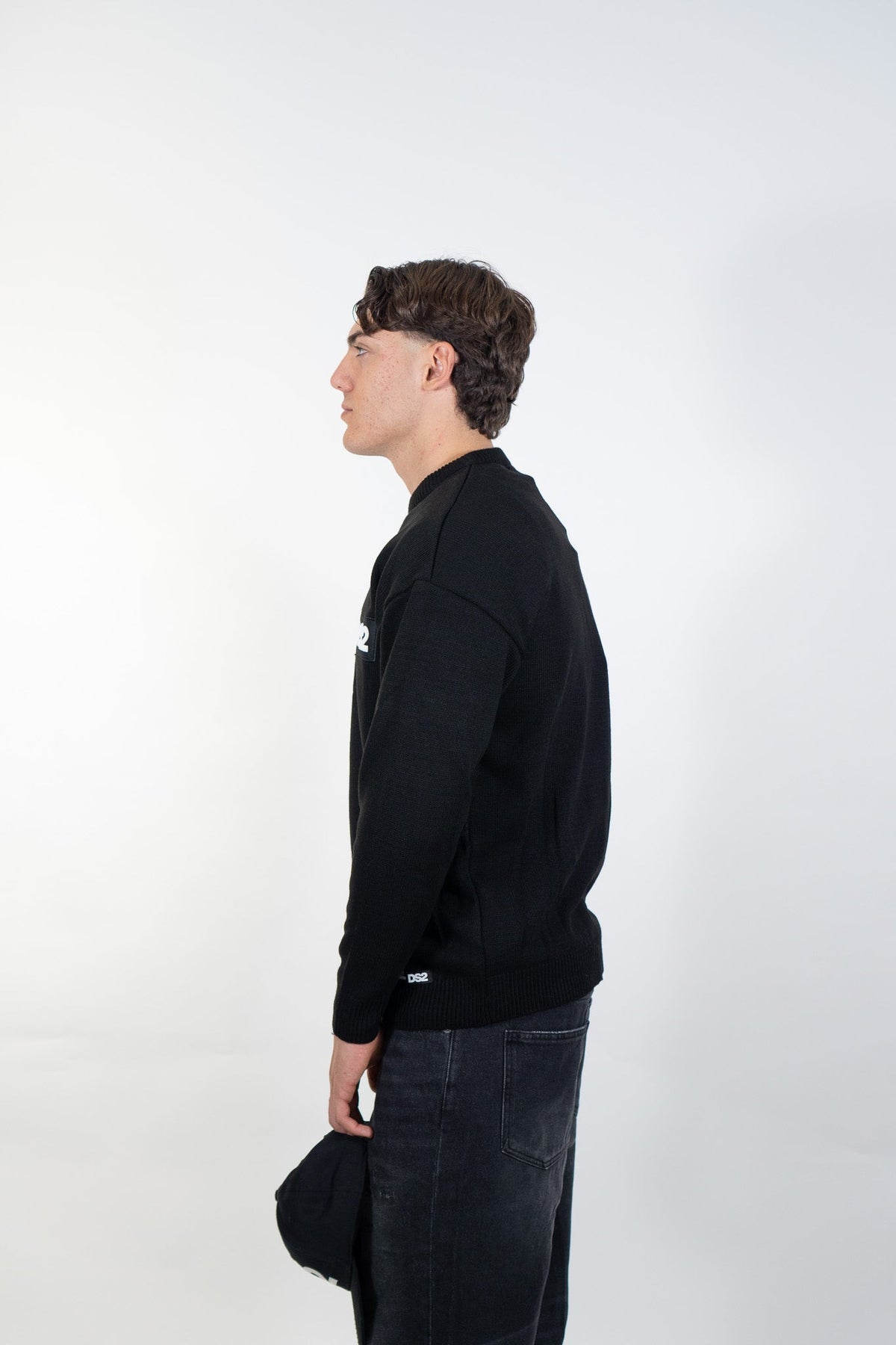 Ds2 - Maglione girocollo con logo - Uomo - World Fashion