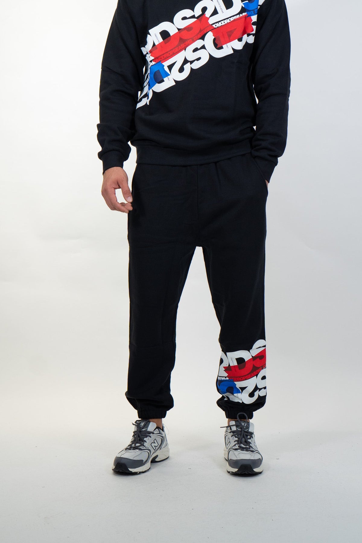 Ds2 - Pantalone con logo multicolor - Uomo - World Fashion