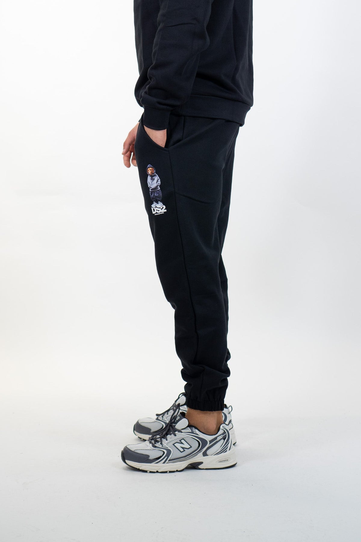 Ds2 - Pantalone jogger con stampa - Uomo - World Fashion