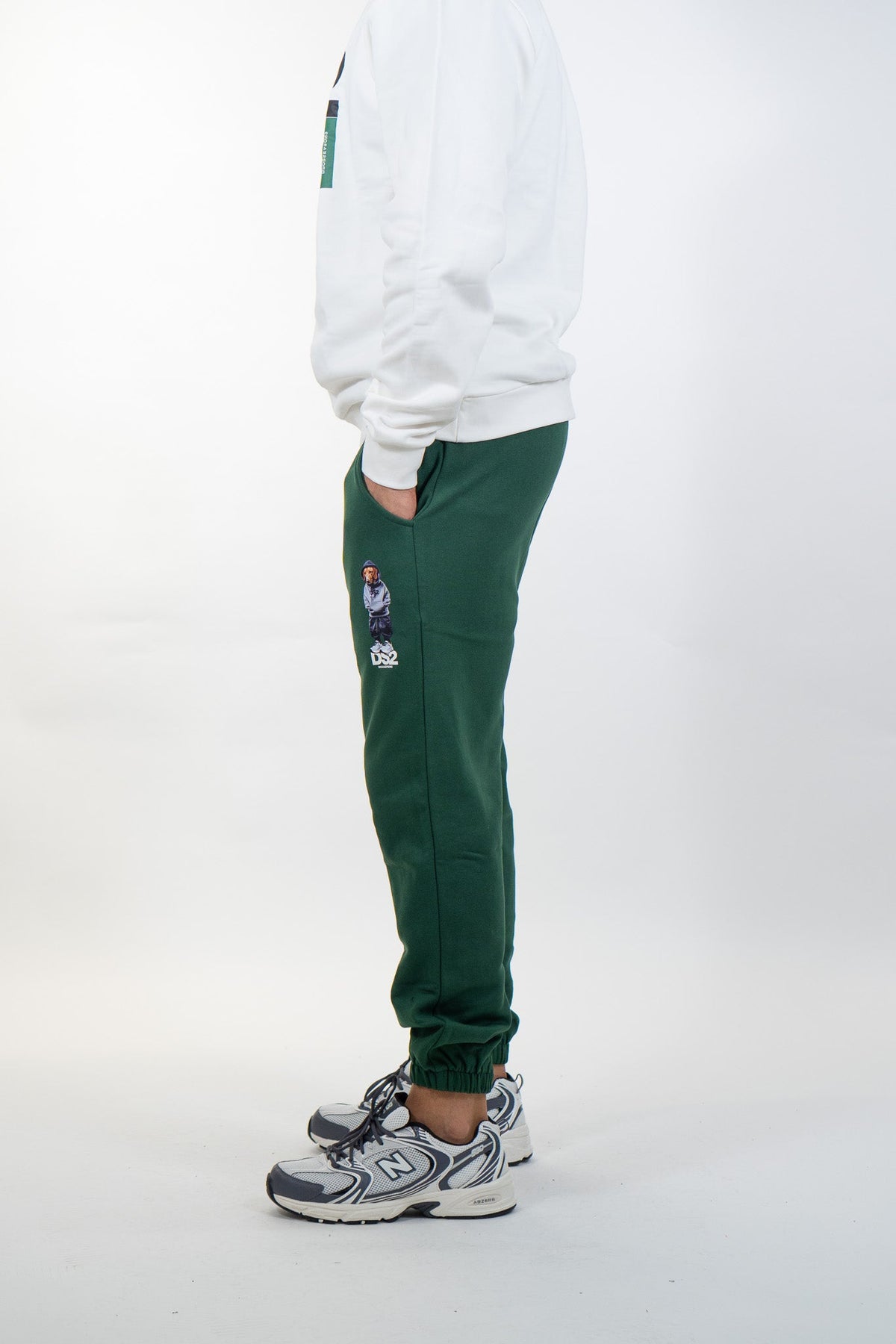 Ds2 - Pantalone jogger con stampa - Uomo - World Fashion