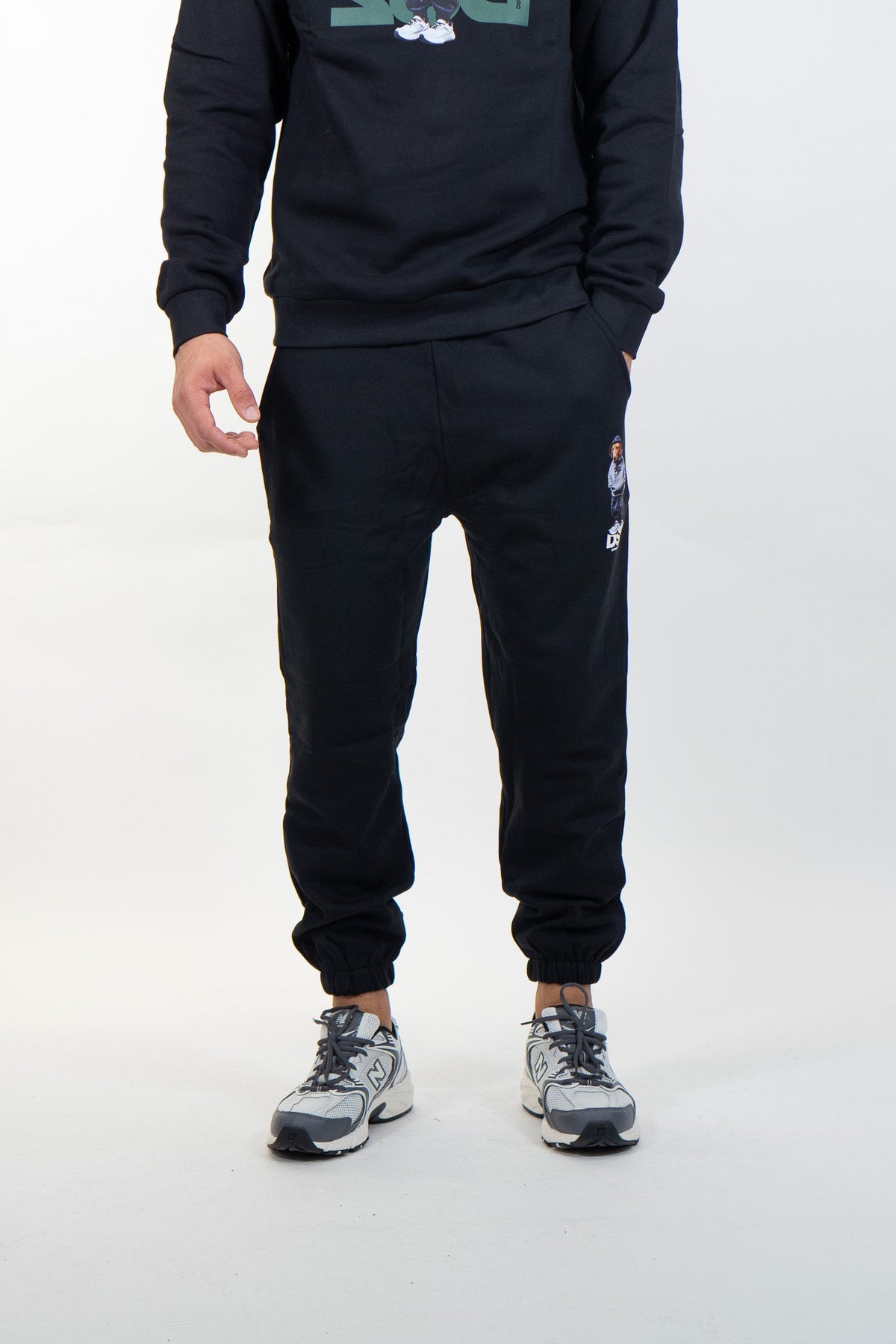 Ds2 - Pantalone jogger con stampa - Uomo - World Fashion