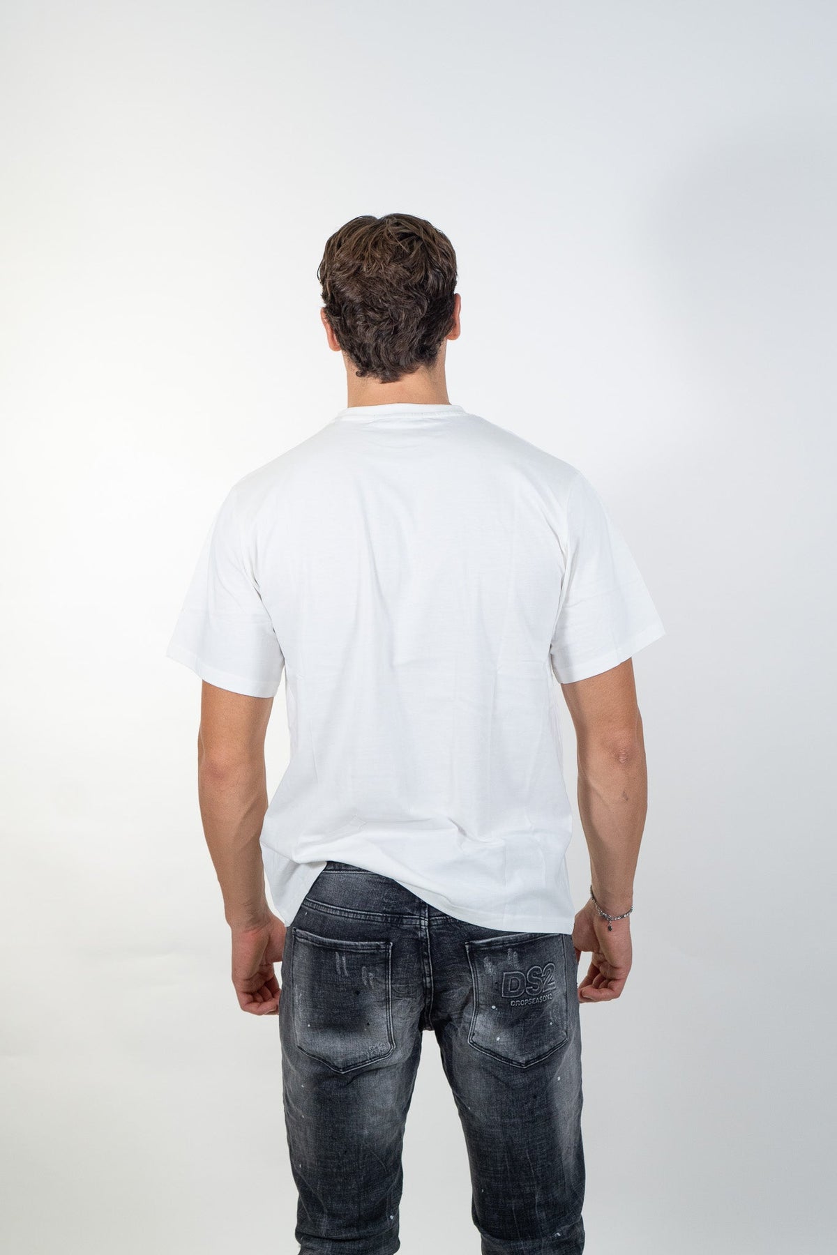 Ds2 - T-shirt girocollo con logo gommato - Uomo - World Fashion