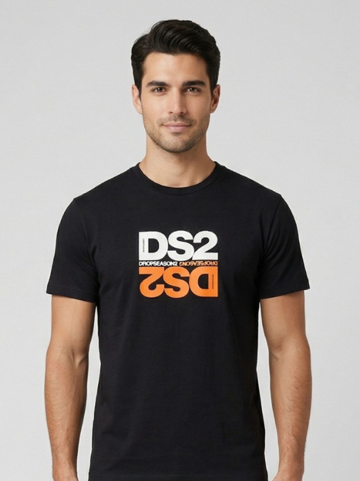 Ds2 - T-shirt girocollo in cotone - Uomo - World Fashion