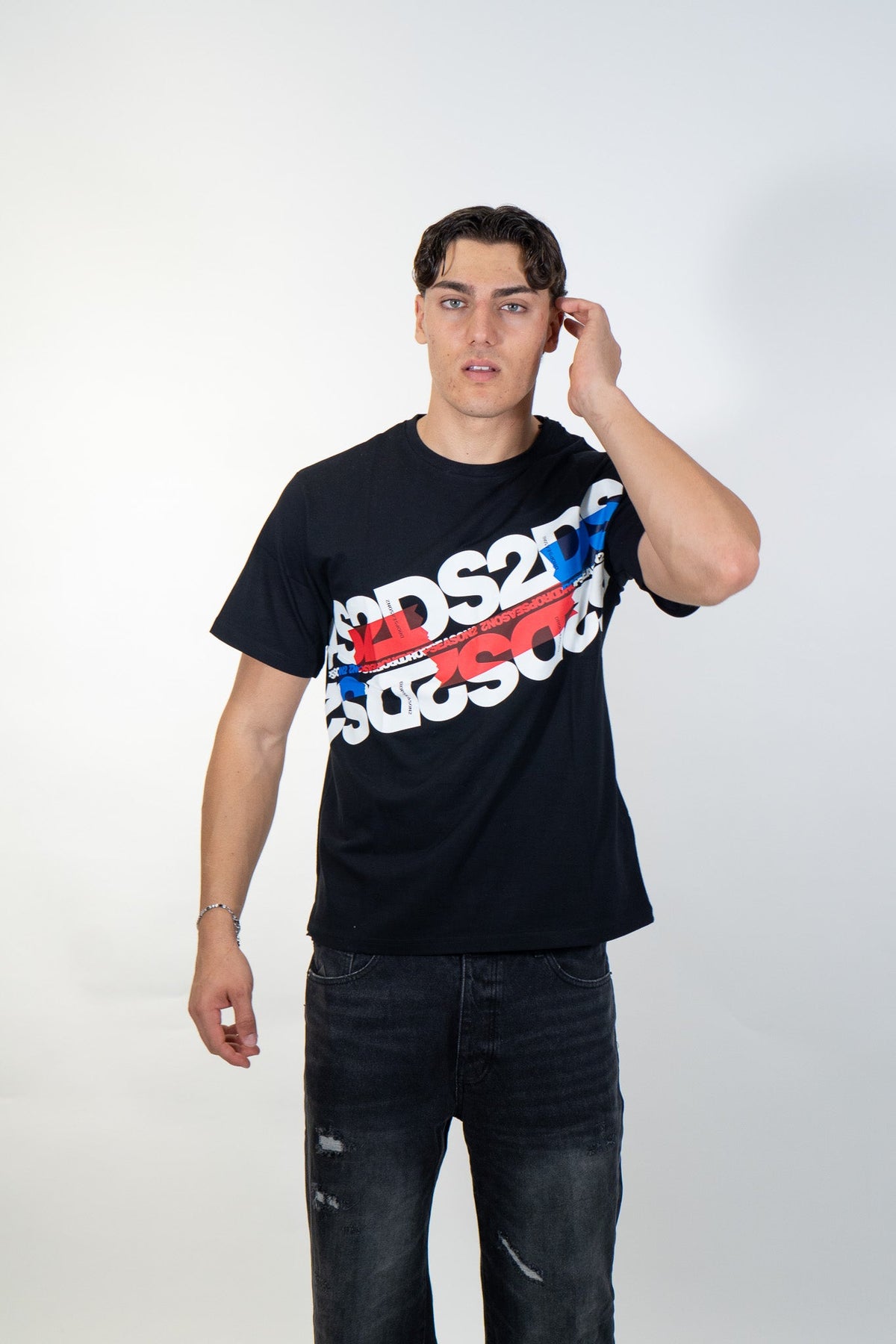 Ds2 - T-Shirt logo multicolor - Uomo - World Fashion