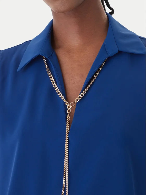 Rinascimento - Canotta smanicata georgette - Donna