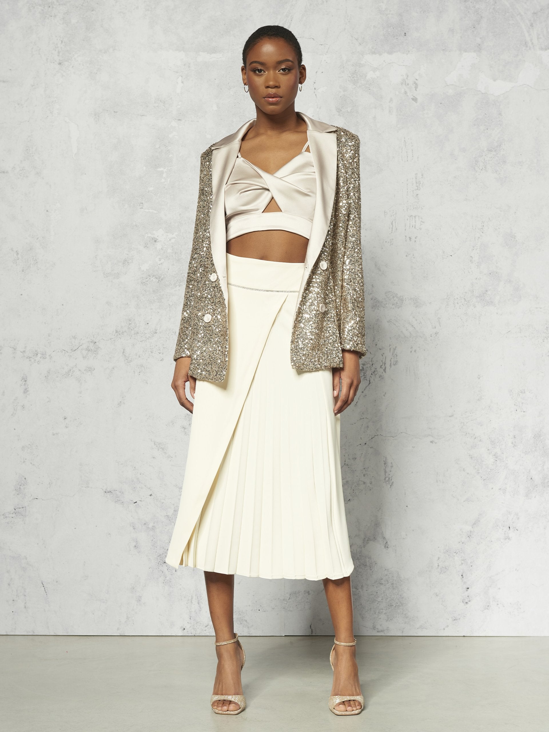 Blazer Doppiopetto In Punto Ro Donna - Rinascimento