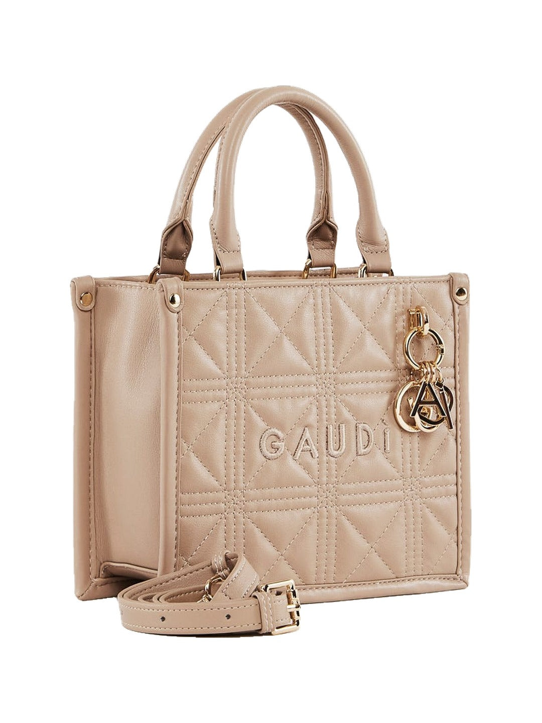 Gaudì - Mini shopping bag matelassé con charm - Donna