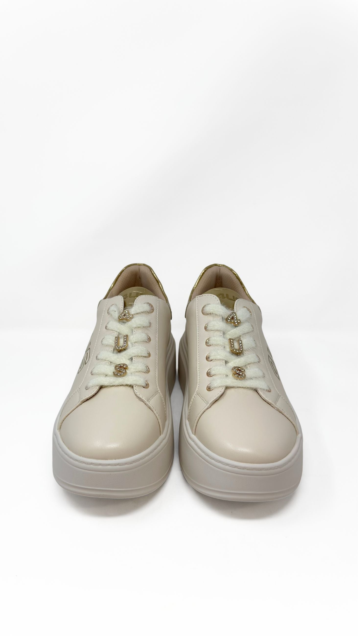 4US Paciotti - Sneakers Platform con Dettagli Effetto Rettile - Donna