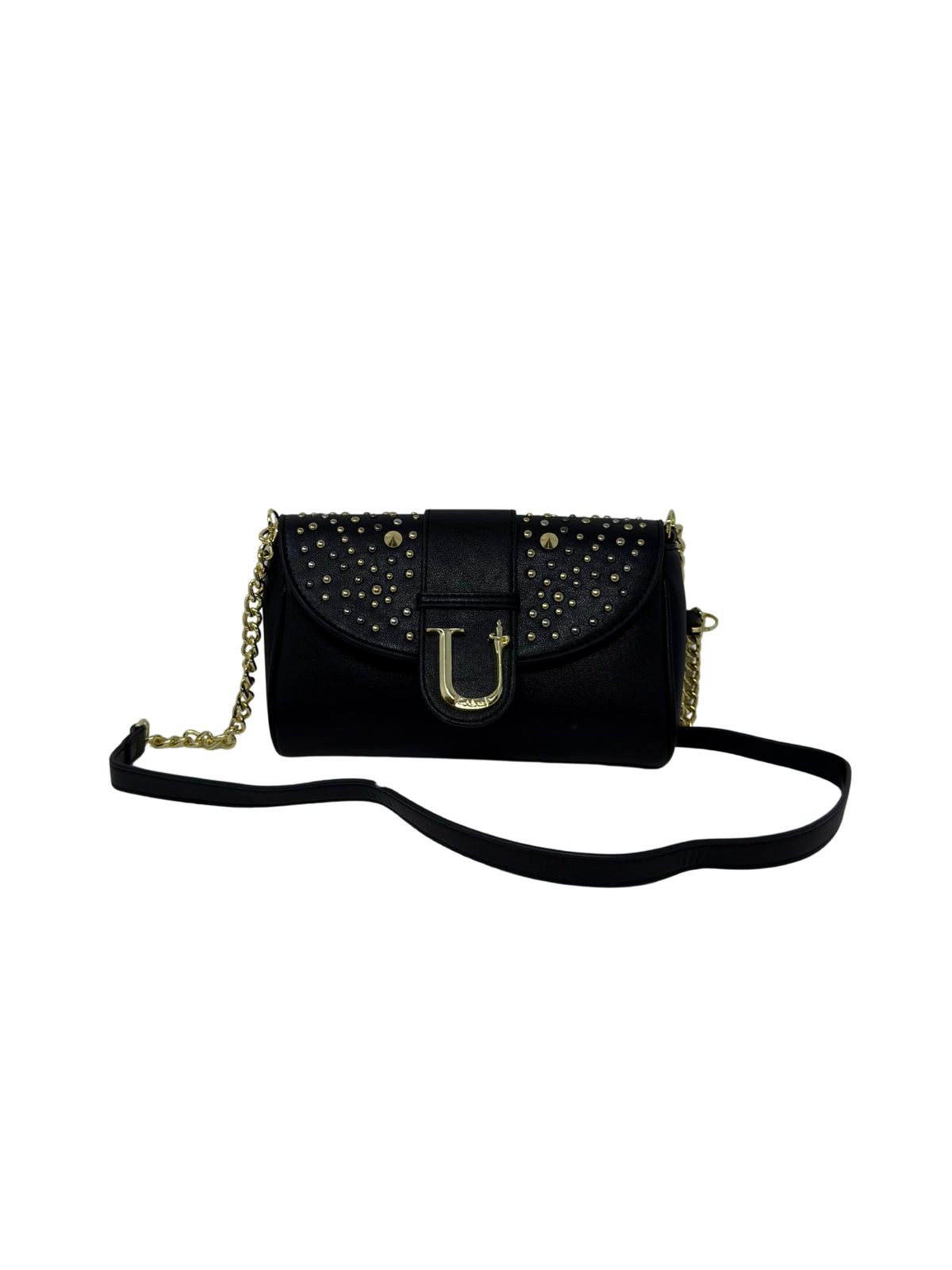 4US Paciotti - Borsa con tracolla a catena e borchie - Donna