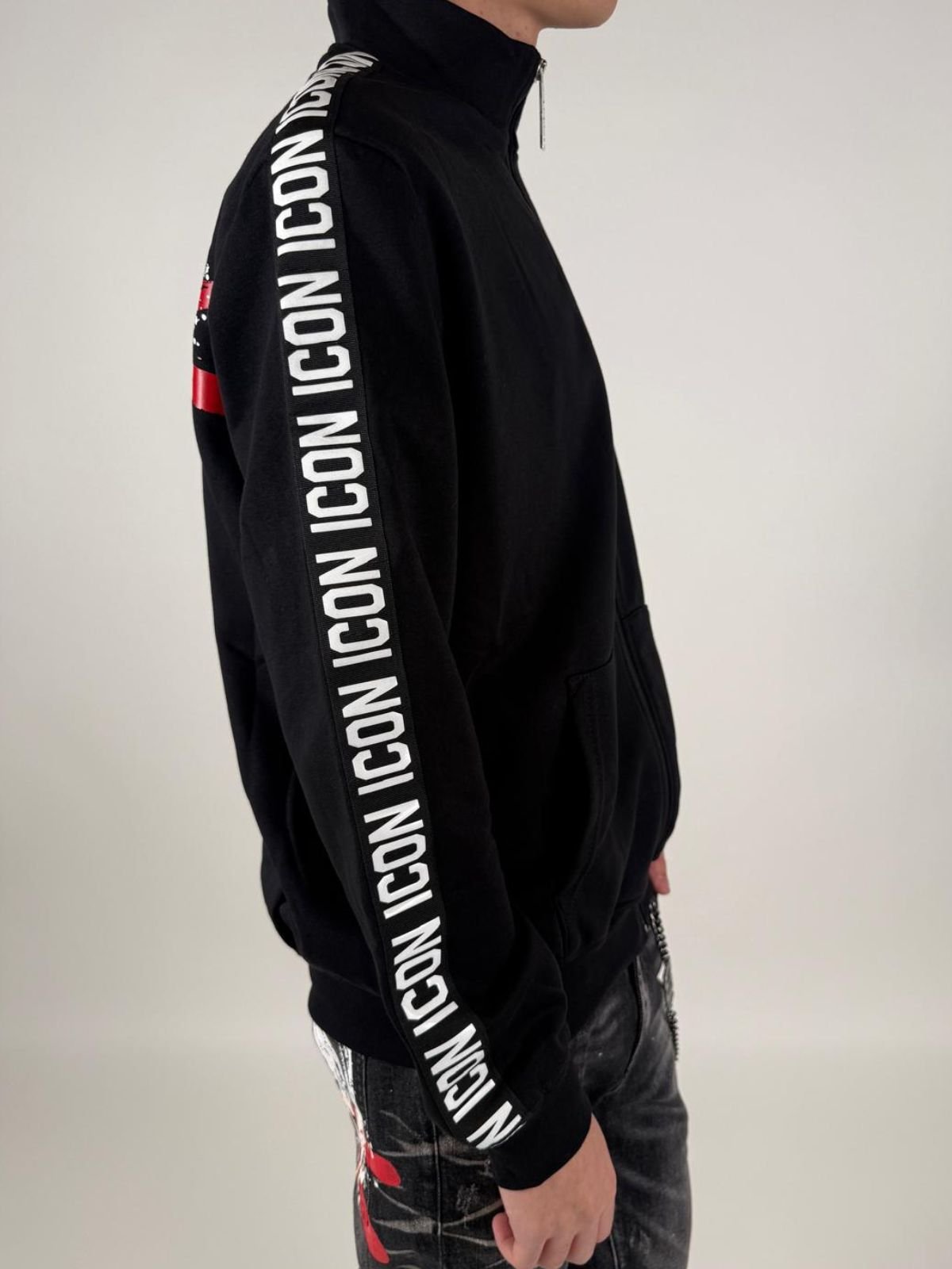 Felpa a Lupetto C/Gro Uomo - Icon - World Fashion