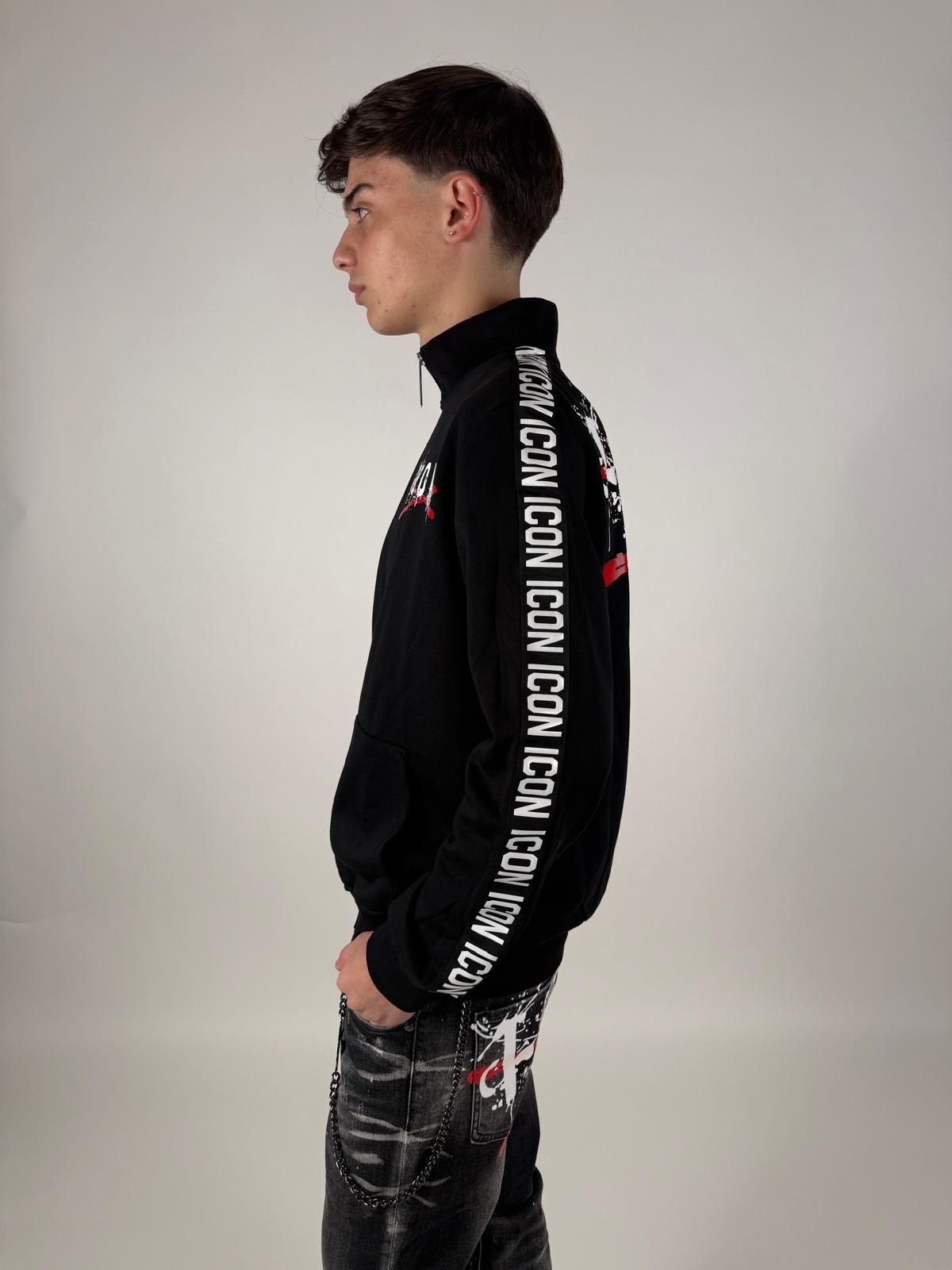 Felpa a Lupetto C/Gro Uomo - Icon - World Fashion