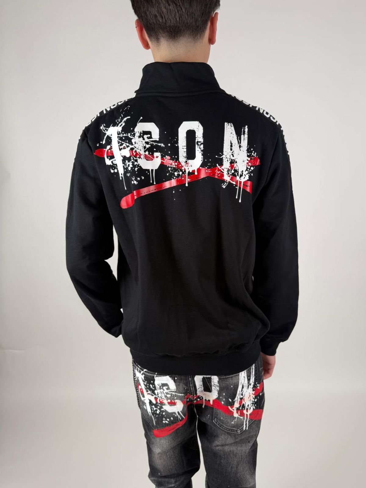 Felpa a Lupetto C/Gro Uomo - Icon - World Fashion