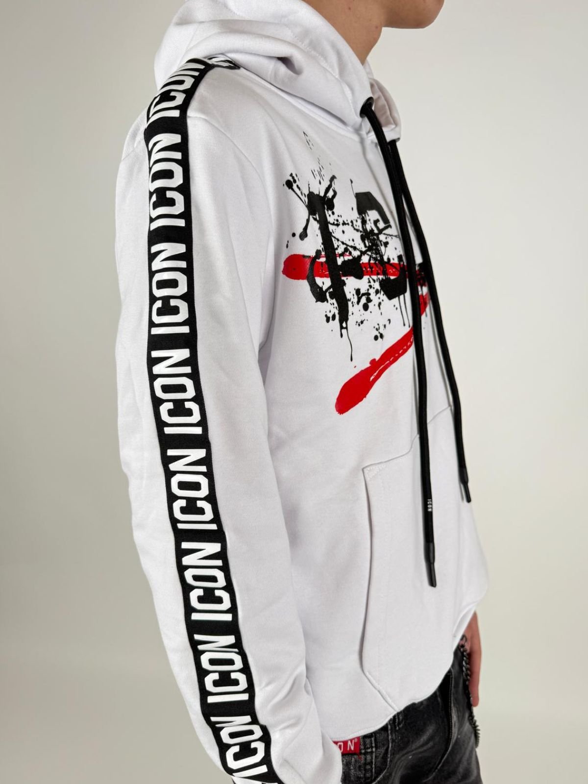 Felpa Cappuccio C/Gro Uomo - Icon - World Fashion