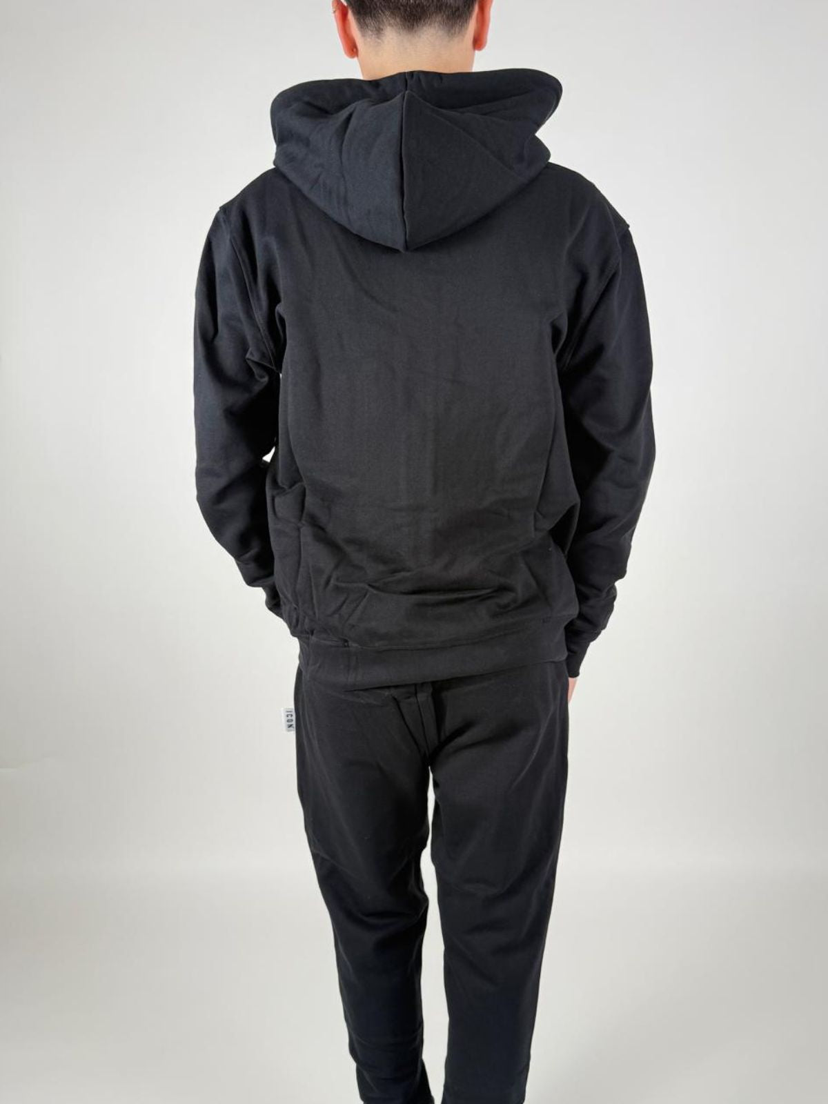 Felpa Cappuccio C/Zip C/Ricamo Uomo - Icon - World Fashion