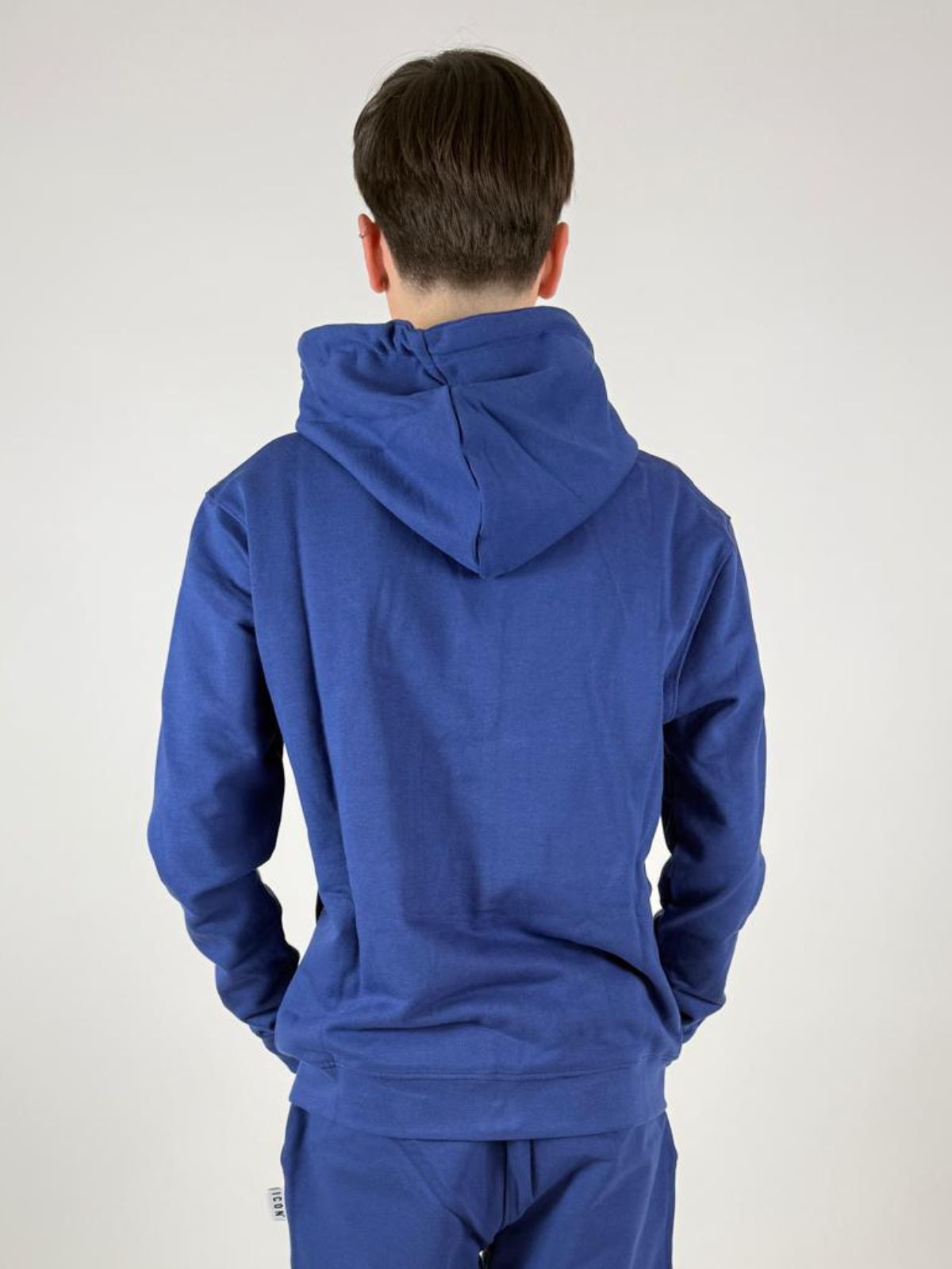 Felpa Cappuccio C/Zip C/Ricamo Uomo - Icon - World Fashion