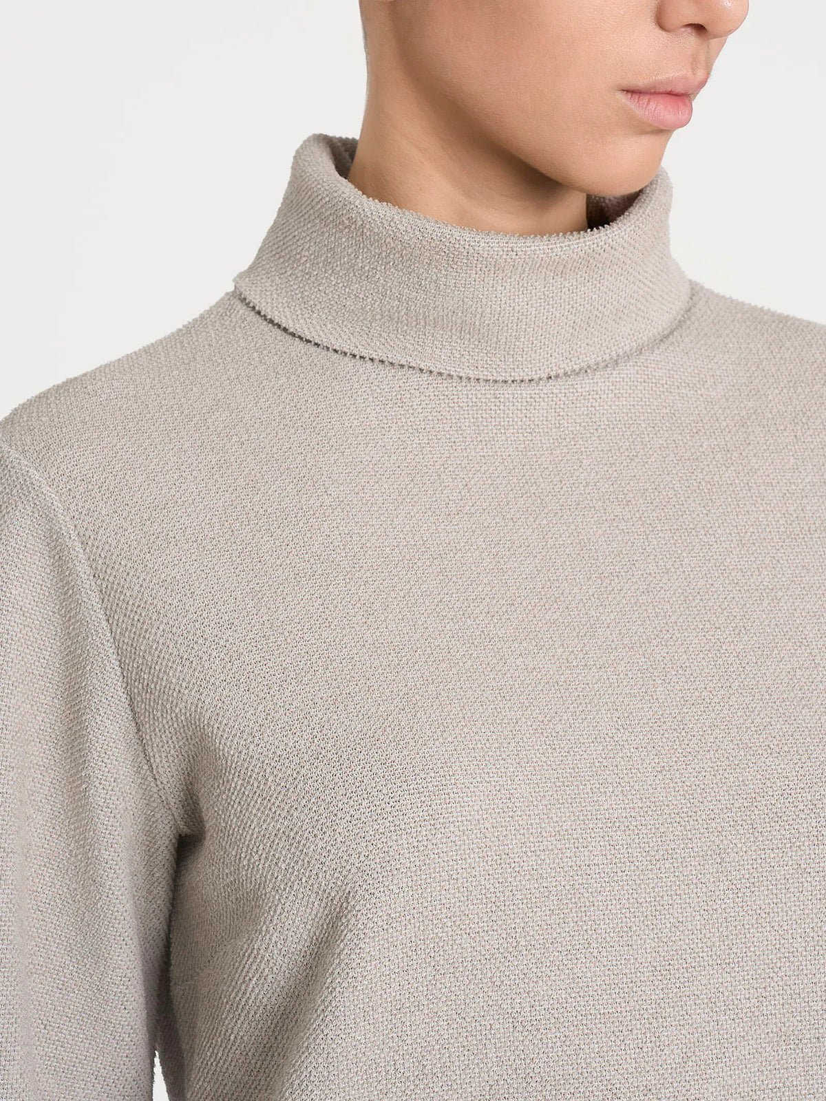 Felpa con collo a ciambella in Japanese Fleece - RAGNO - DR33XC - World Fashion