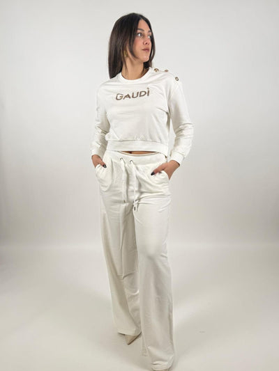 Gaudì - Felpa con logo e bottoni - Donna