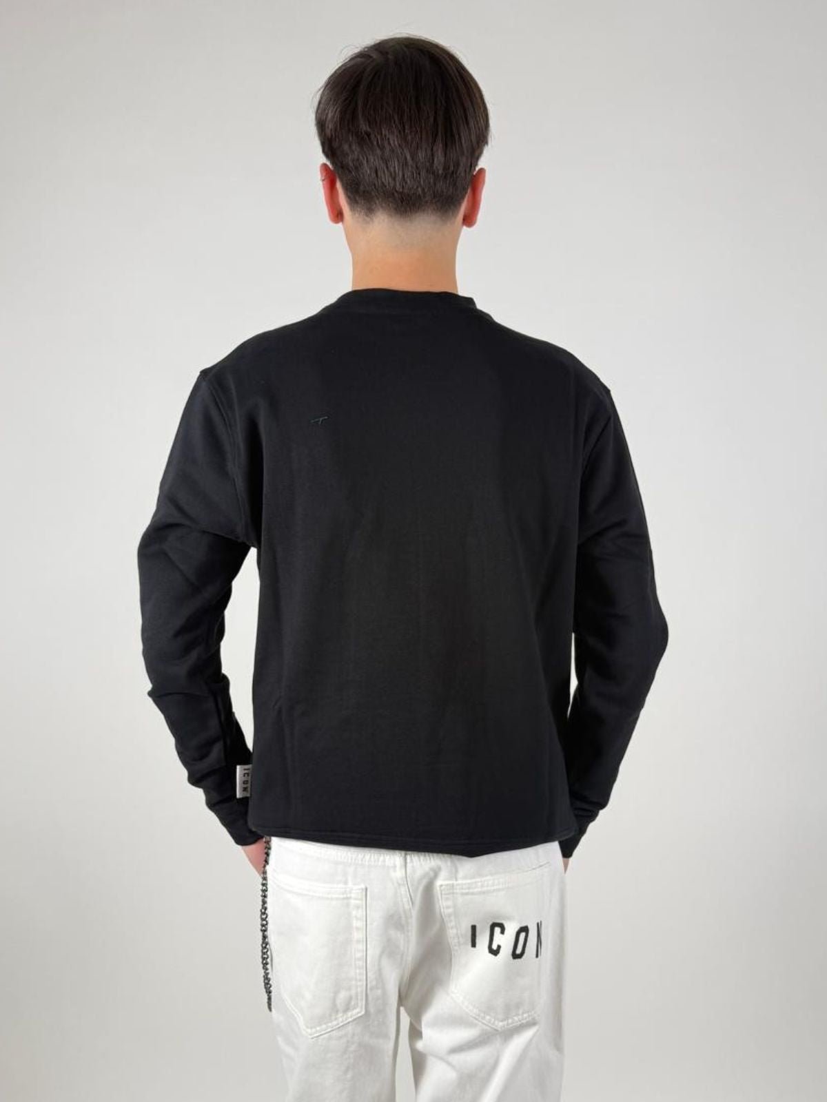 Felpa Girocollo C/Ricamo Uomo - Icon - World Fashion