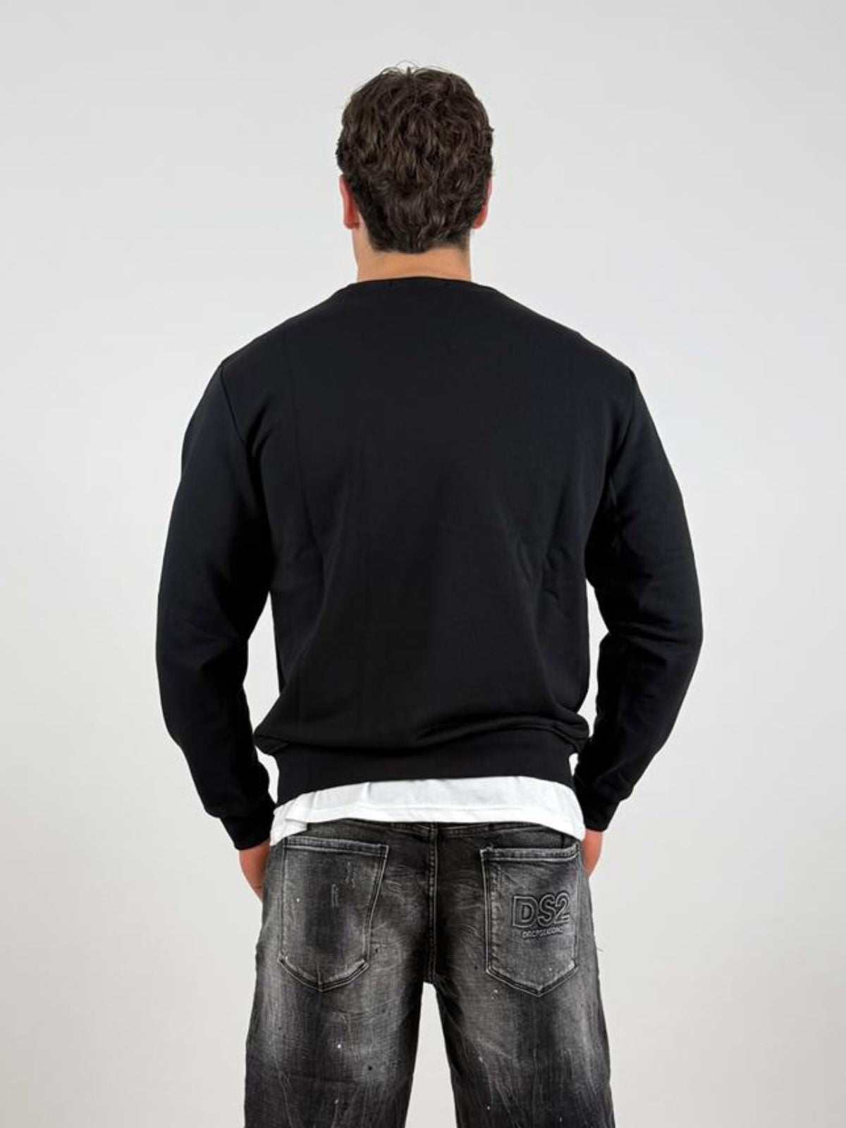 Felpa girocollo in cotone Uomo - Ds2 - World Fashion