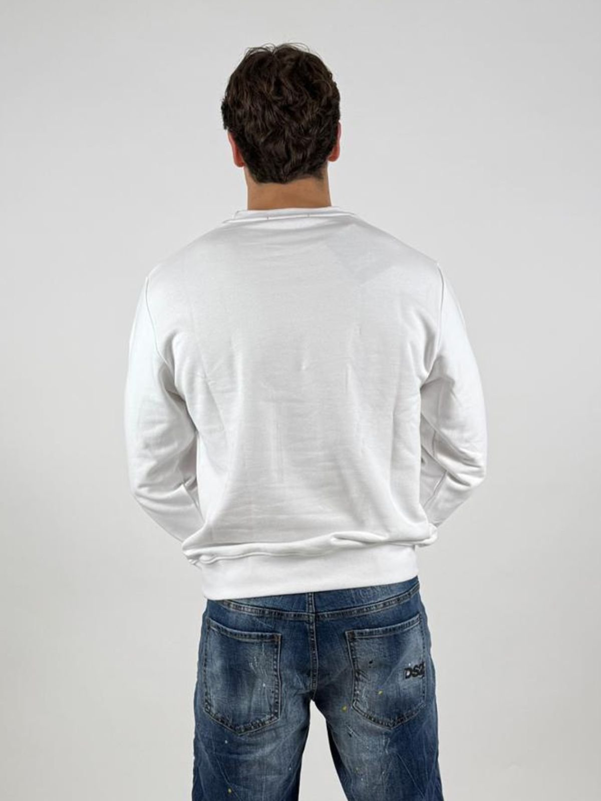 Felpa girocollo in cotone Uomo - Ds2 - World Fashion