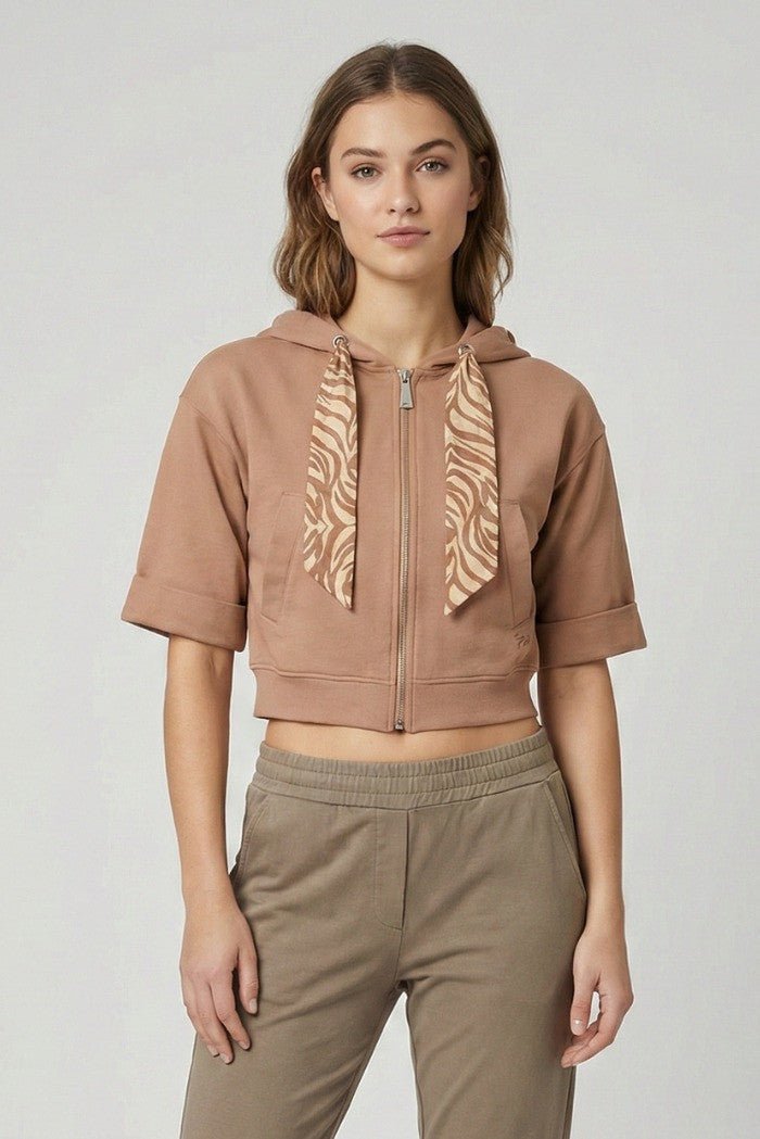 Felpa Manica Corta Con Couliss Donna - Markup - World Fashion