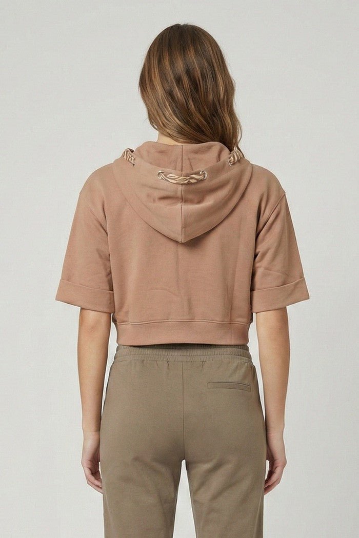 Felpa Manica Corta Con Couliss Donna - Markup - World Fashion