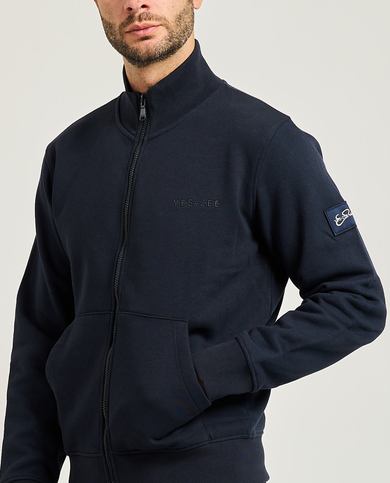 Felpa Uomo Fullzip Uomo - Yes Zee - World Fashion