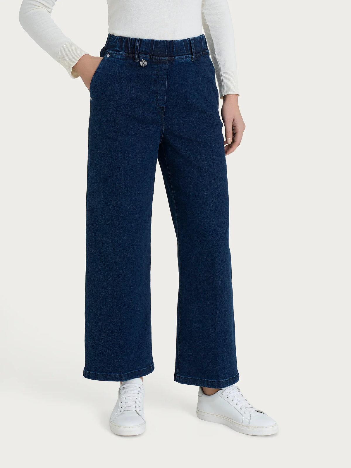 Ragno - Jeans alla caviglia con tasche in Super Denim - Donna