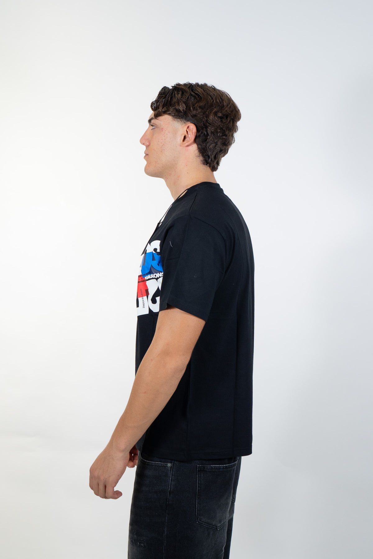 Ds2 - T-Shirt logo multicolor - Uomo