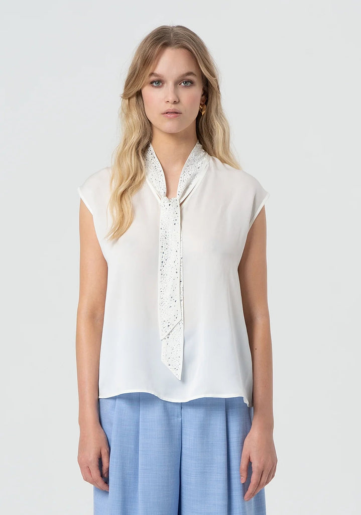 FR25ST1011W77401 - Bluse - FRACOMINA - World Fashion
