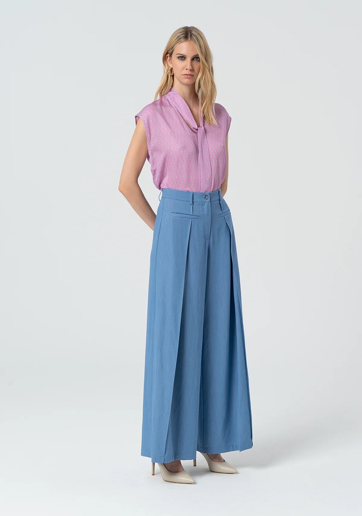 FR25SV3006W76001 - Pantaloni - FRACOMINA - World Fashion